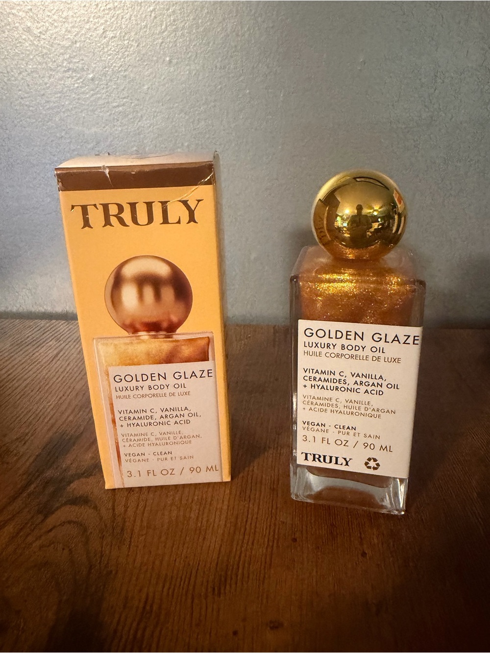TRULY Golden Glaze Luxury Body Oil 3.1 oz / 90 ml | New In Box